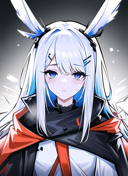 20230203093867-2065604651-1girl, Frostnova, arknights, masterpiece, best quality, highres, white hair,  Facial scar,winter, snow,cold.png